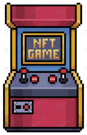 pixel art arcade game nft vector icon 8bit game wh rnd584 frp21425237 - title:Home - اورچین فایل - format: - sku: - keywords: p_id:18