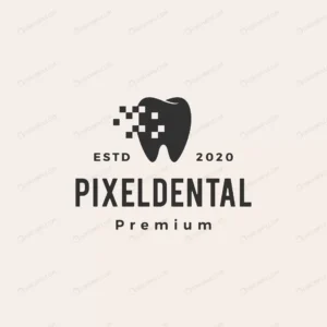 pixel dental digital vintage logo icon illustrati crcc8d3f859 size0.25mb - title:Home - اورچین فایل - format: - sku: - keywords: p_id:18