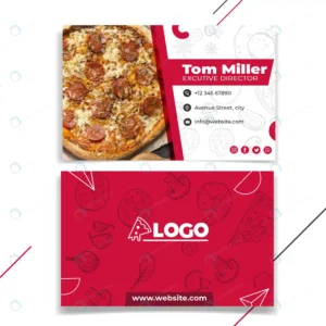 pizza restaurant horizontal business card crc8e61c6f6 size3.38mb - title:Home - اورچین فایل - format: - sku: - keywords: p_id:18