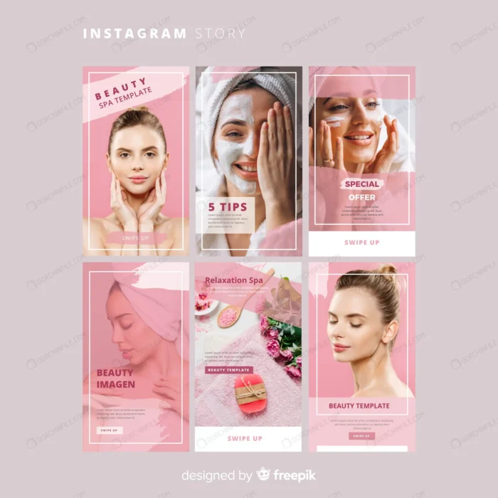 plantillas instagram stories spa crcc54931f8 size1.82mb - title:تمپلیت آماده استوری اینستاگرام زیبایی و سلامت پوست - اورچین فایل - format:EPS - وکتور - sku:crcc54931f8 - keywords: p_id:92885