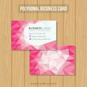 polygonal business card with pink geometric figur crce782ad54 size3.00mb - title:Home - اورچین فایل - format: - sku: - keywords: p_id:18