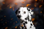 portrait dalmatian dog autumn leaf fall park crc57d36499 size5.73mb 5231x3492 - title:Home Main - اورچین فایل - format: - sku: - keywords: p_id:18