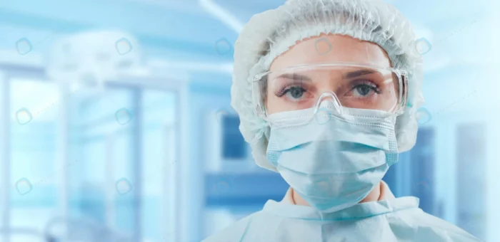 portrait surgeon operation room crc3e681c90 size4.17mb 6422x3122 1 - title:عکس استوک پرستار با یونیفرم، ماسک و عینک محافظ - اورچین فایل - format:JPG - استوک - sku:crc3e681c90 - keywords: p_id:35367