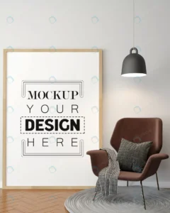 poster frame living room mockup crcb20843aa size54.41mb - title:Home - اورچین فایل - format: - sku: - keywords: p_id:18