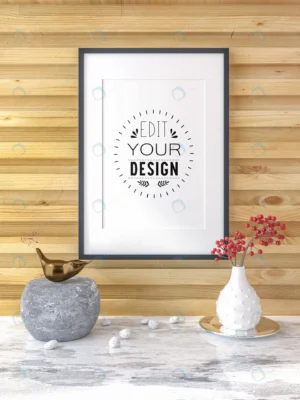 poster frame living room mockup 9 crcdcd2349a size54.20mb - title:Home - اورچین فایل - format: - sku: - keywords: p_id:18