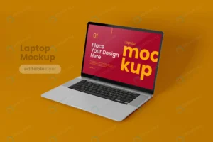 premium laptop mockup minimalist style rnd547 frp17762340 - title:Home - اورچین فایل - format: - sku: - keywords: p_id:18