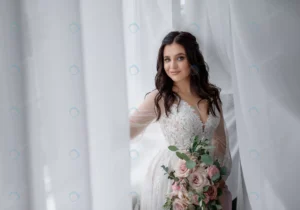 pretty smiled brunette bride is holding tender we crc7c979987 size4.24mb 3500x2452 1 - title:Home - اورچین فایل - format: - sku: - keywords: p_id:18