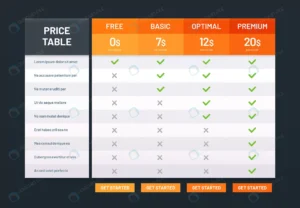 pricing table tariff comparison list price plans crc243e16a0 size1.41mb - title:Home - اورچین فایل - format: - sku: - keywords: p_id:18