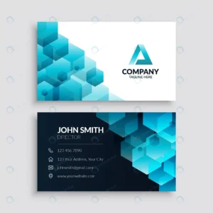 professional business card template with blue hex crc6009afbf size0.86mb - title:Home - اورچین فایل - format: - sku: - keywords: p_id:18