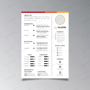 professional resume design template minimalist bu crc58607fdb size1.83mb - title:Home - اورچین فایل - format: - sku: - keywords: p_id:18