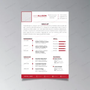 professional resume design template minimalist bu crc6499d528 size1.91mb - title:Home - اورچین فایل - format: - sku: - keywords: p_id:18