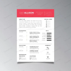 professional resume design template minimalist bu crc6d090605 size1.82mb - title:Home - اورچین فایل - format: - sku: - keywords: p_id:18