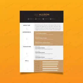 professional resume design template with minimali crc68211e4b size0.53mb - title:Home Main - اورچین فایل - format: - sku: - keywords: p_id:18