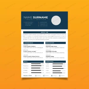 professional resume design template with minimali crcb70e9f9f size0.69mb - title:Home - اورچین فایل - format: - sku: - keywords: p_id:18