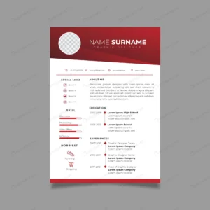 professional resume design template with minimali crcbd9fd58b size0.67mb - title:Home - اورچین فایل - format: - sku: - keywords: p_id:18