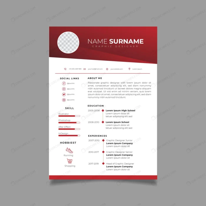 professional resume design template with minimali crcbd9fd58b size0.67mb - title:قالب وکتور رزومه کاری - اورچین فایل - format:EPS - وکتور - sku:crcbd9fd58b - keywords:قالب وکتور رزومه کاری p_id:101833