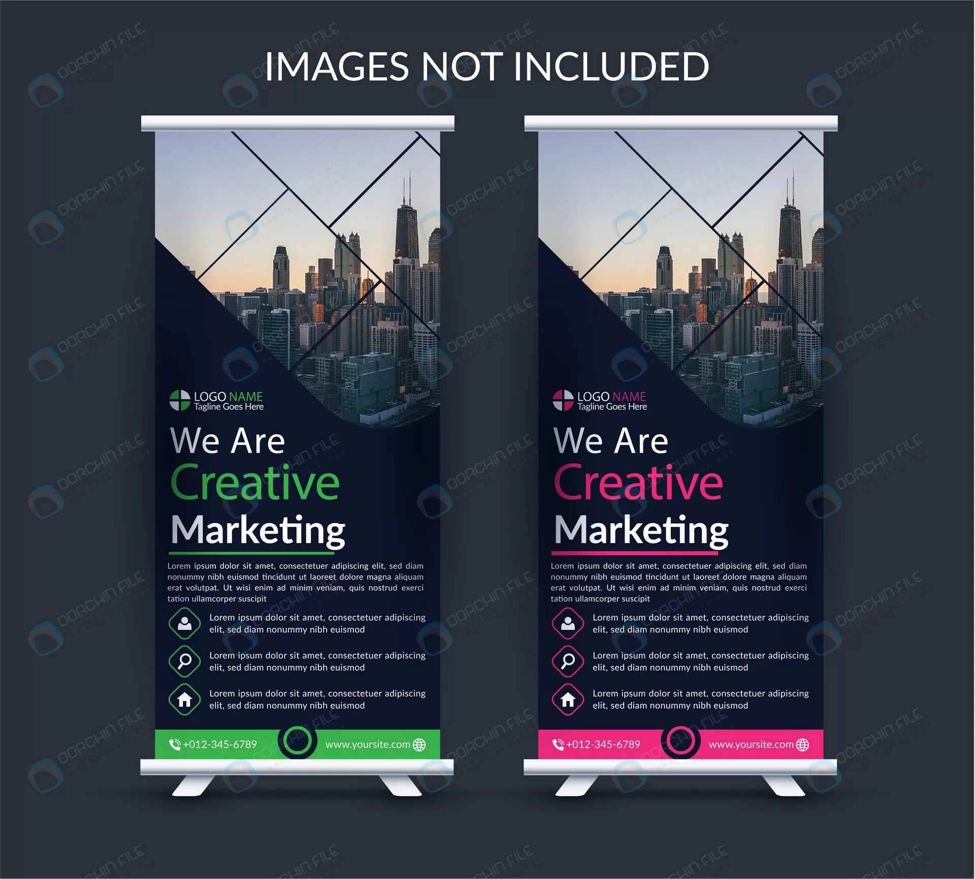 professional roll up business standee banner temp crcf3d74b4c size1.70mb - title:Home Main - اورچین فایل - format: - sku: - keywords: p_id:18