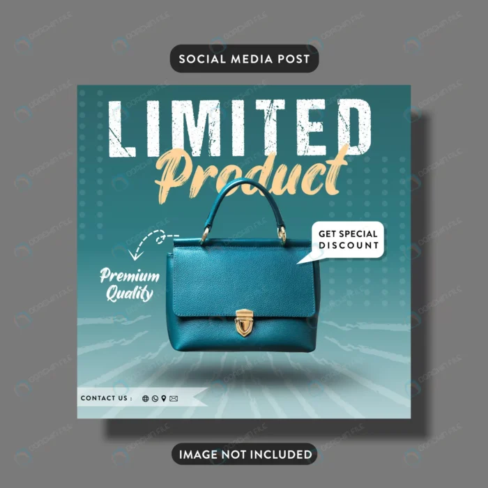 promotion sale social media post template crc64ca9f1f size6.05mb - title:وکتور تمپلیت تبلیغ محصول اینستاگرام - اورچین فایل - format:EPS - وکتور - sku:crc64ca9f1f - keywords: p_id:61396