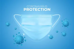 protection background coronavirus with face mask - title:Home - اورچین فایل - format: - sku: - keywords: p_id:18