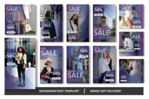 purple gradient instagram feed story template pac crc78a2284c size5.67mb - title:Home - اورچین فایل - format: - sku: - keywords: p_id:18