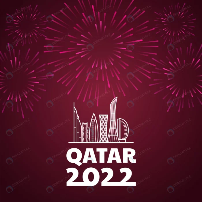 qatar 2022 celebration fire work background rnd997 frp23903412 - title:وکتور جشن ملی قطر - اورچین فایل - format:EPS - وکتور - sku:frp23903412 - keywords: p_id:69099