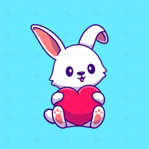 rabbit holding heart cartoon vector illustration. crca6e147a1 size0.60mb - title:Home - اورچین فایل - format: - sku: - keywords: p_id:18