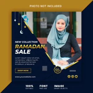 ramadan fashion sale social media post banner design template - title:Home - اورچین فایل - format: - sku: - keywords: p_id:18