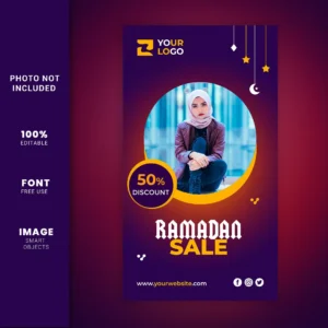 ramadan fashion sale social media promotion story page template - title:Home - اورچین فایل - format: - sku: - keywords: p_id:18