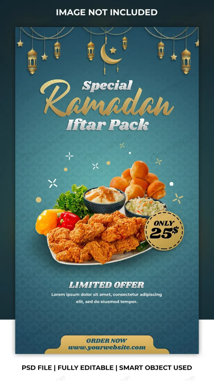 ramadan iftar instagram story template 3 crc4edf9e34 size5.24mb - title:استوری اینستاگرام تخفیف ویژه رمضان - اورچین فایل - format:PSD - فتوشاپ - sku:crc4edf9e34 - keywords:استوری اینستاگرام تخفیف ویژه رمضان p_id:105301