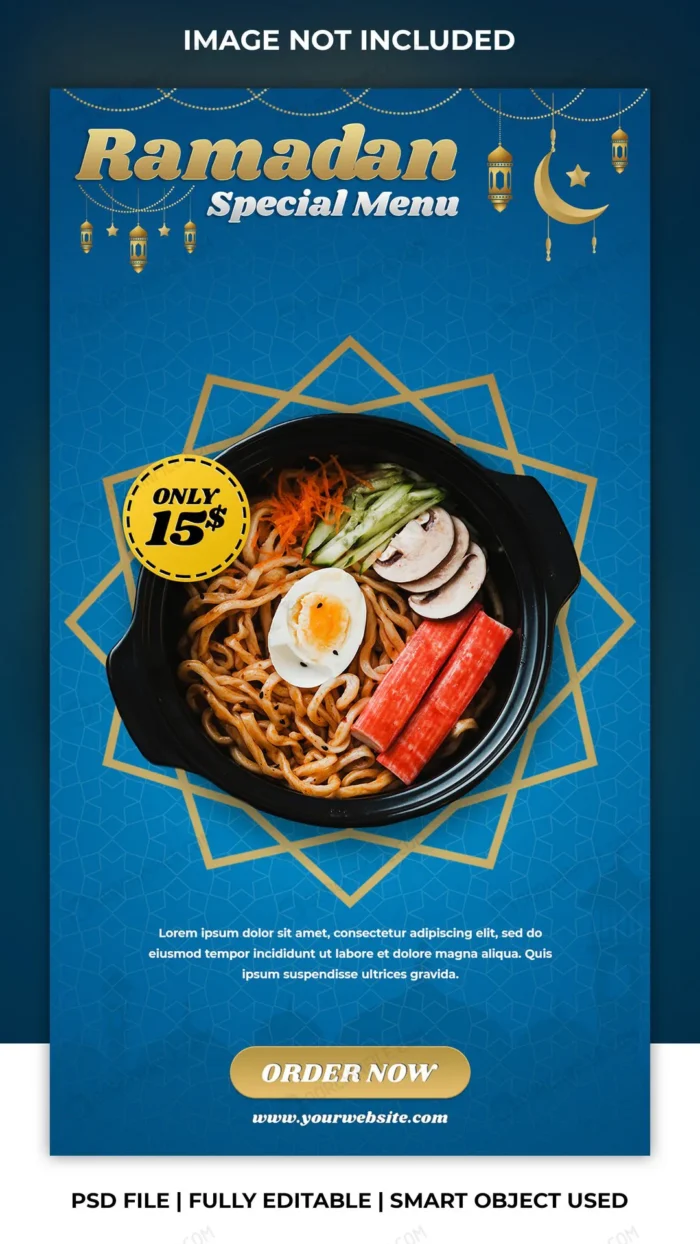 ramadan iftar instagram story template 6 crccb48e1a7 size3.82mb - title:استوری اینستاگرام تخفیف ویژه رمضان - اورچین فایل - format:PSD - فتوشاپ - sku:crccb48e1a7 - keywords:استوری اینستاگرام تخفیف ویژه رمضان p_id:105307