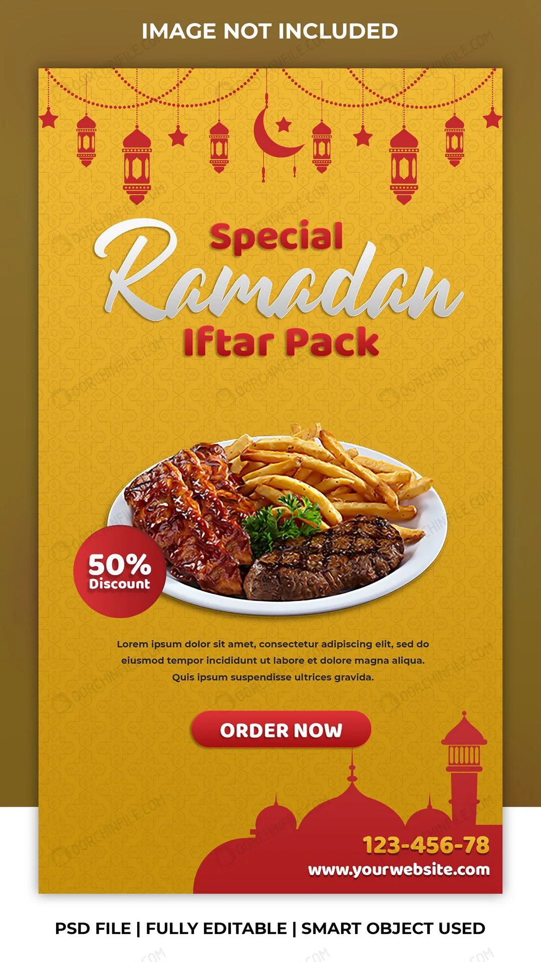 ramadan iftar instagram story template 9 crca5e2cc44 size3.83mb - title:قالب لایه باز استوری اینستاگرام تخفیف ویژه رمضان - اورچین فایل - format:PSD - فتوشاپ - sku:crca5e2cc44 - keywords:قالب لایه باز استوری اینستاگرام تخفیف ویژه رمضان p_id:105313