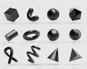 realistic 3d black metal geometric shapes objects crc15b71087 size6.34mb - title:Home - اورچین فایل - format: - sku: - keywords: p_id:18