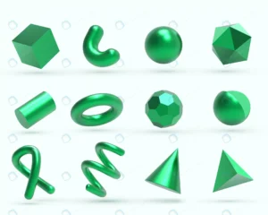 realistic 3d green metal geometric shapes objects crc7512a531 size7.42mb - title:Home - اورچین فایل - format: - sku: - keywords: p_id:18