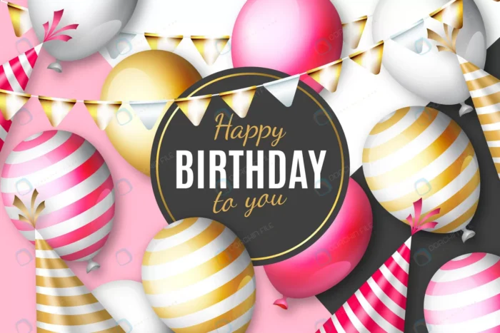 realistic birthday background with balloons party rnd910 frp8985499 - title:وکتور رئال بادکنک های جشن تولد - اورچین فایل - format:EPS - وکتور - sku:frp8985499 - keywords: p_id:70041