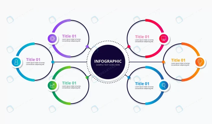 realistic circular diagram infographic 2 crc12fc7c72 size1.35mb 1 - title:اینفوگرافیک شش تایی به شکل دایره با فرمت وکتور - اورچین فایل - format:EPS - وکتور - sku:crc12fc7c72 - keywords: p_id:50355
