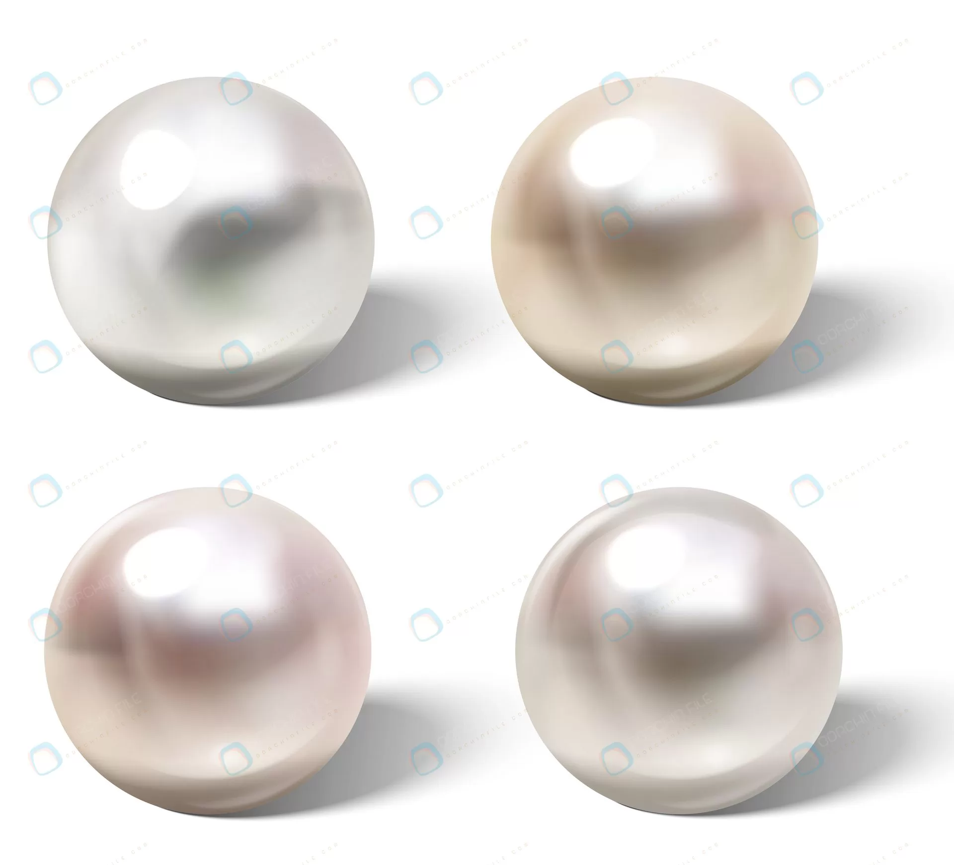realistic different colors pearls set 2 crc220b9839 size2.47mb - title:وکتور رندر مروارید - اورچین فایل - format:EPS - وکتور - sku:crc220b9839 - keywords: p_id:56852