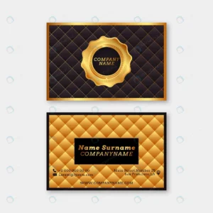 realistic golden luxury horizontal business card crc66b37386 size0.60mb - title:Home - اورچین فایل - format: - sku: - keywords: p_id:18