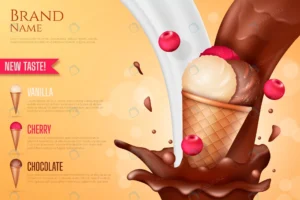 realistic ice cream ad template crc2155b307 size8.40mb - title:Home - اورچین فایل - format: - sku: - keywords: p_id:18