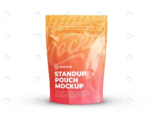 realistic standup zipper pouch bag mockup front vi rnd303 frp16732287 - title:Home - اورچین فایل - format: - sku: - keywords: p_id:18