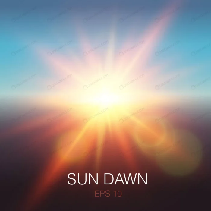 realistic sun dawn beams of orange color and lens crc12ef7724 size8.16mb - title:وکتور رئال پرتو نور خورشید - اورچین فایل - format:EPS - وکتور - sku:crc12ef7724 - keywords: p_id:94403