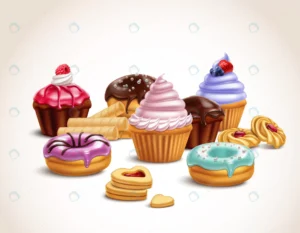 realistic sweet treats composition crc3d39393a size7.95mb - title:Home - اورچین فایل - format: - sku: - keywords: p_id:18