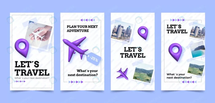 realistic travel agency instagram stories rnd913 frp25003225 - title:قالب استوری اینستاگرام گردشگری با فرمت وکتور - اورچین فایل - format:EPS - وکتور - sku:frp25003225 - keywords: p_id:72887