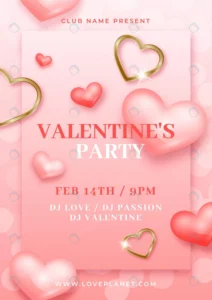 realistic valentine s day party flyer template 3 crca1a141fd size5.69mb - title:Home - اورچین فایل - format: - sku: - keywords: p_id:18