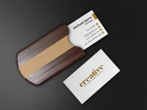 realistic wooden business card holder mockup crc05ca42d5 size19.91mb - title:Home - اورچین فایل - format: - sku: - keywords: p_id:18