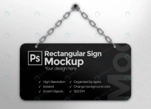 rectangular sign mockup with chains advertising b crc47266e2c size14.46mb - title:Home - اورچین فایل - format: - sku: - keywords: p_id:18