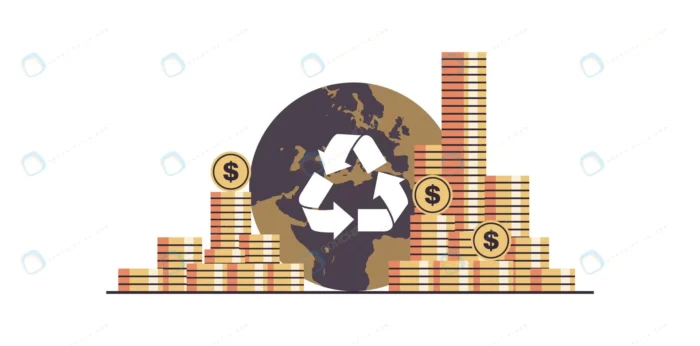 recycling planet earth ecology environment concept rnd506 frp31523407 - title:وکتور مفهومی بازیافت سیاره زمین - اورچین فایل - format:EPS - وکتور - sku:frp31523407 - keywords: p_id:72105