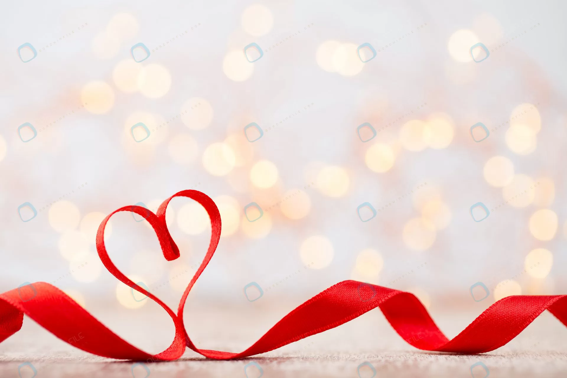 red heart red ribbon heart shape bokeh background crc0b28d099 - title:Home Main - اورچین فایل - format: - sku: - keywords: p_id:18