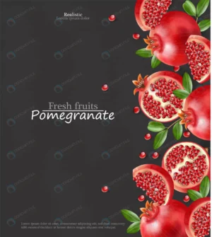 red pomegranate realistic fresh fruit isolated bl crcff443287 size10.45mb - title:Home - اورچین فایل - format: - sku: - keywords: p_id:18