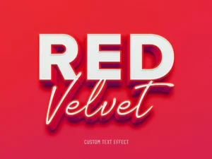 red velvet 3d text effect - title:Home - اورچین فایل - format: - sku: - keywords: p_id:18