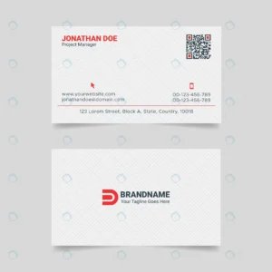 red white corporate business card design template crc472f1a91 size1.44mb - title:Home - اورچین فایل - format: - sku: - keywords: p_id:18